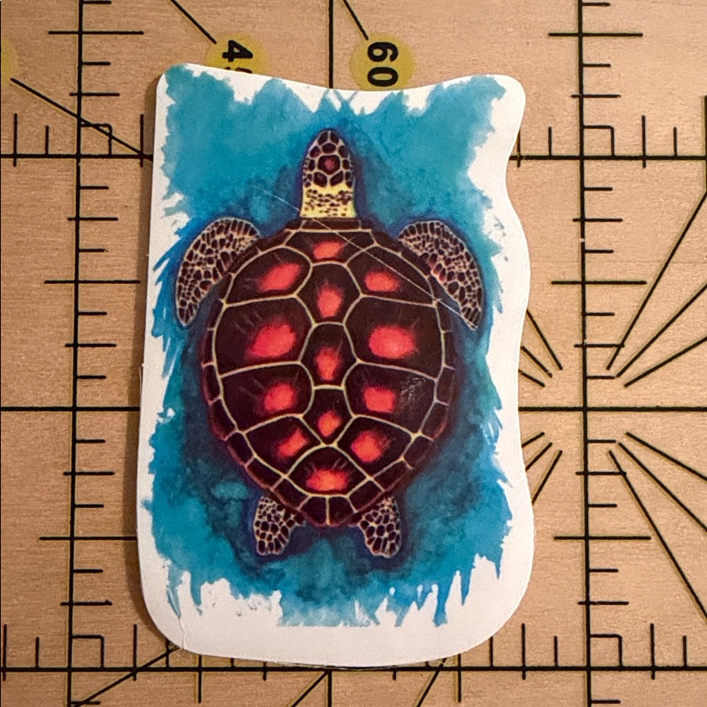 💜13/$13 +Bundle Sticker Sale | Turtle Animal Waterproof Sticker